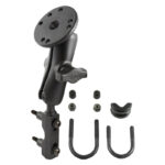 RAM® Motorcycle Brake/Clutch Reservoir Mount with Round Plate