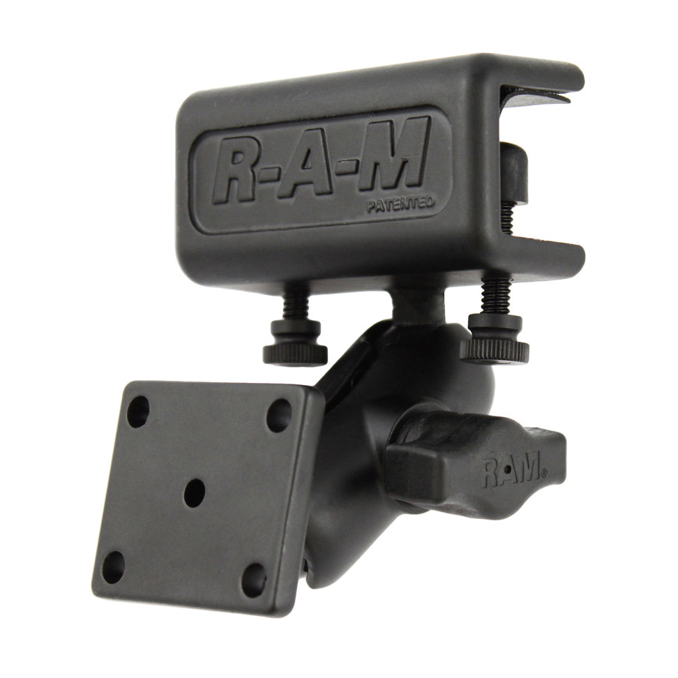 RAM-B-177-347U.jpg RAM® Glare Shield Clamp Double Ball Mount with AMPS Hole Pattern - Image 1