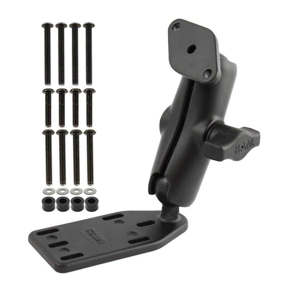 RAM-B-183U.jpg RAM® Offset Reservoir Cover Double Ball Mount - Image 1