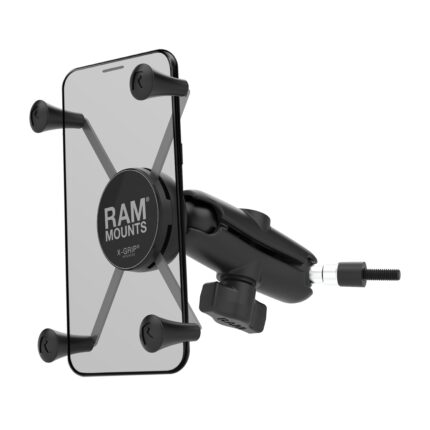 RAM® X-Grip® Large Phone Mount with Grab Handle & A-Pillar M6 Bolt Base