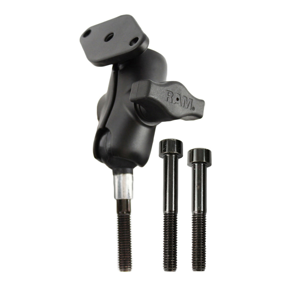 RAM-B-186U-A RAM Motorcycle Handlebar Clamp Mount with M8 Bolts - Short - Image 1