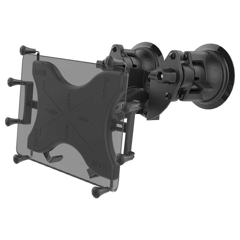 RAM-B-189-PIV1-UN11U RAM X-Grip with RAM Twist-Lock Pivot Suction for 12"-13" Tablets - Image 1