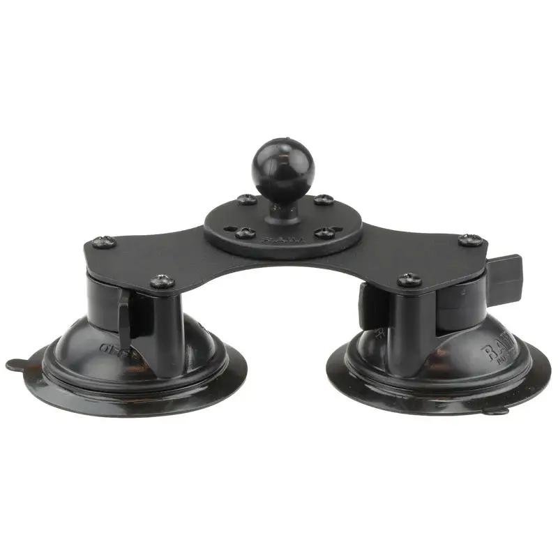 RAM-B-189B-202U.jpg RAM Twist-Lock Dual Suction Cup Base with Ball - Image 1
