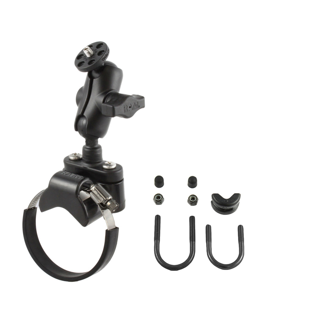 RAM-B-231Z-2-A-366U.jpg RAM® ATV/Side By Side Rail Mount with 1/4"-20 Camera Adapter - Short Arm - Image 1