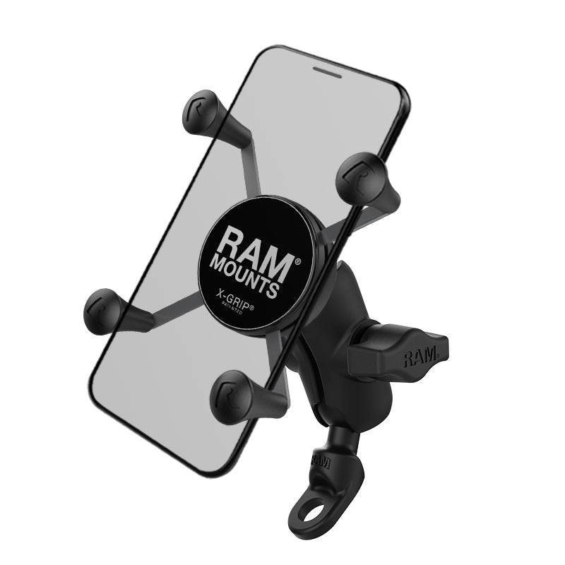 RAM-B-272-A-UN7 RAM X-Grip Phone Mount with 9mm Angled Bolt Head Adapter - Image 1