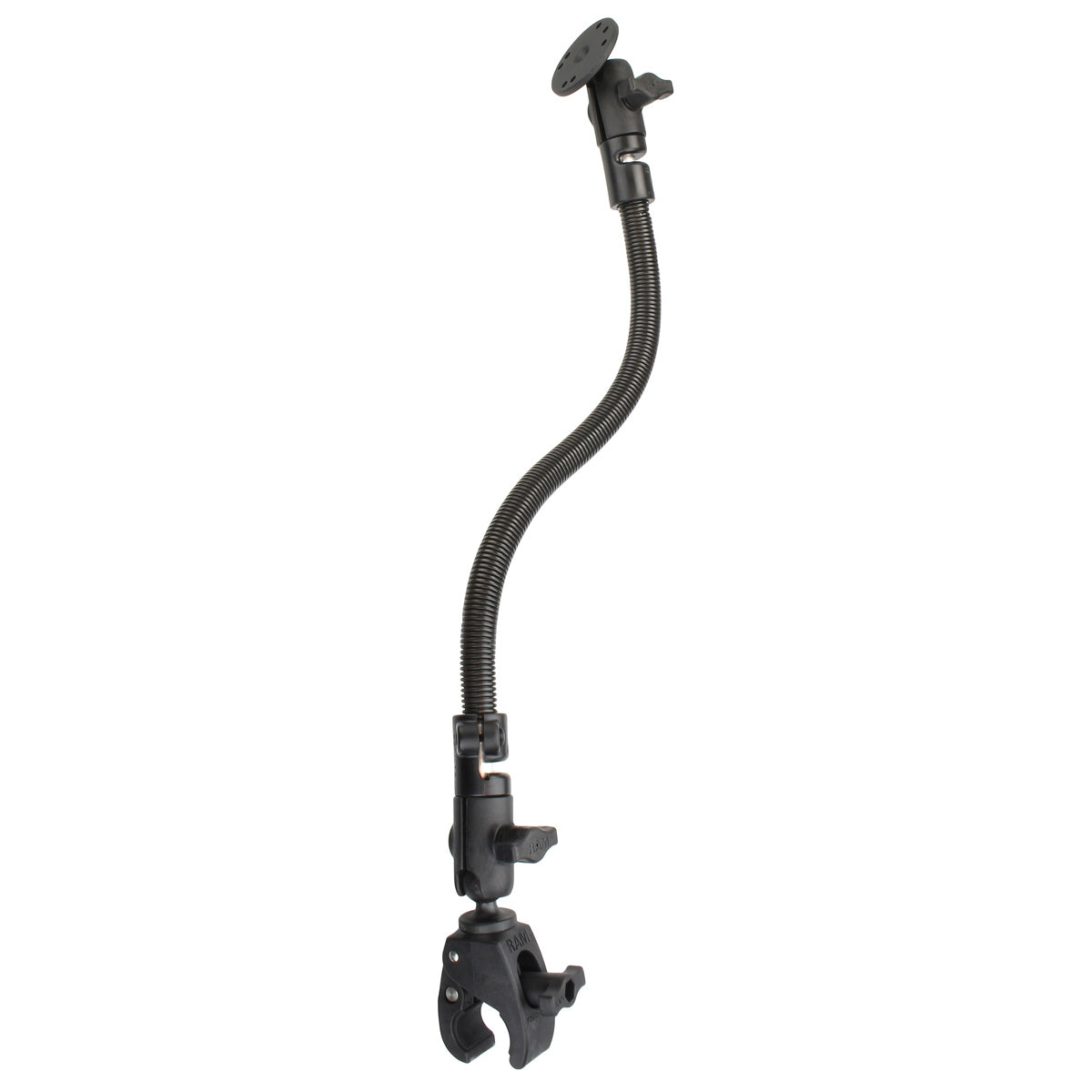 RAM-B-316-400-202U.jpg RAM® Tough-Claw™ Mount with 18" Rod and Round Plate - Image 1