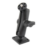 RAM® Double Ball Mount with AMPS Plate and 1/4"-20 Action Camera Adapter