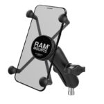 RAM X-Grip Large Phone Mount with Motorcycle Handlebar Clamp Base