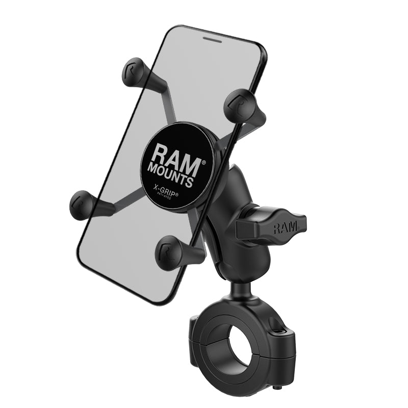 RAM-B-408-112-15-A-UN7U RAM X-Grip Phone Mount with RAM Torque Large Rail Base - Short - Image 1