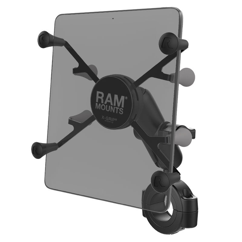 RAM-B-408-112-15-UN8U RAM X-Grip with RAM Torque Large Rail Base for 7"-8" Tablets - Image 1