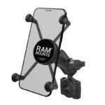 RAM X-Grip Large Phone Mount with Torque Medium Rail Base - Short Arm