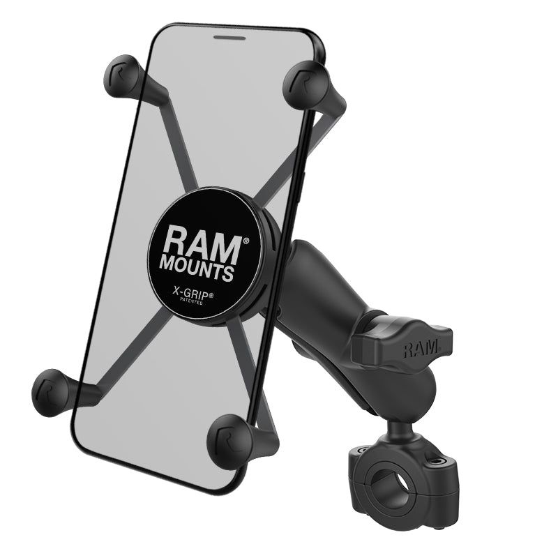 RAM-B-408-75-1-UN10U.jpg RAM® X-Grip® Large Phone Mount with Torque™ Medium Rail Base Medium Arm - Image 1
