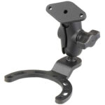 RAM® Small Gas Tank Mount with Diamond Plate