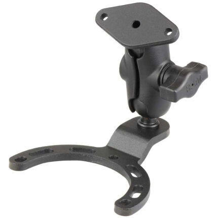 RAM® Small Gas Tank Mount with Diamond Plate