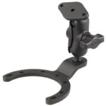 RAM® Large Gas Tank Mount with Diamond Plate
