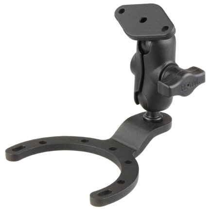 RAM® Large Gas Tank Mount with Diamond Plate