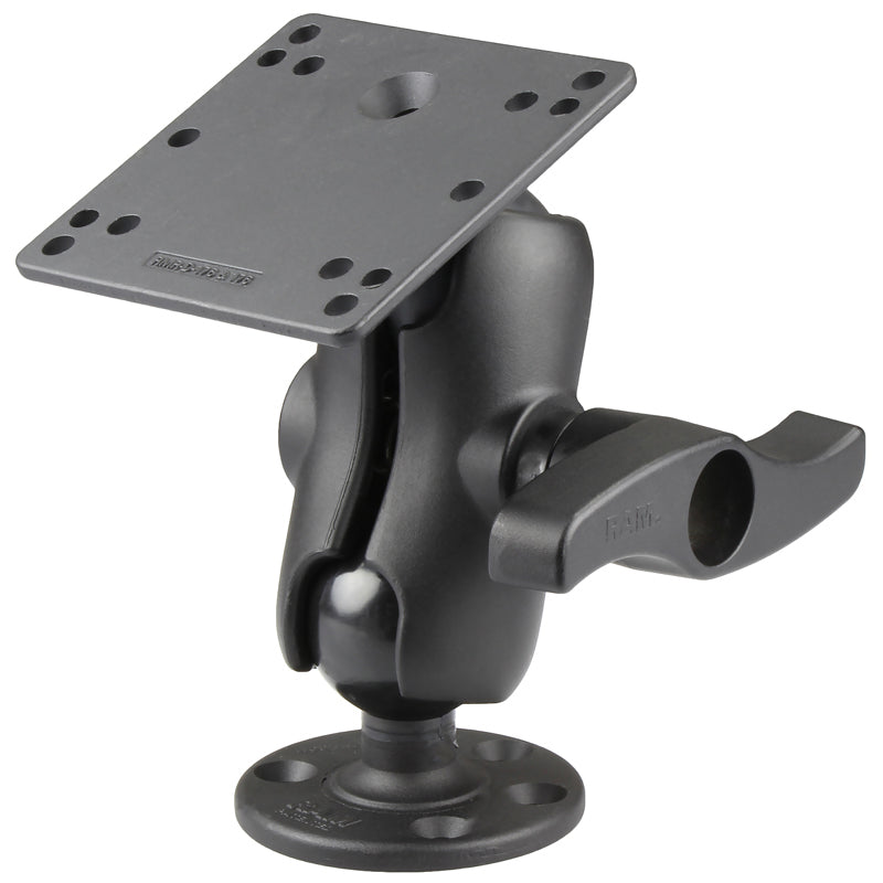 RAM-D-101U-C-NEC2.jpg RAM® Double Ball Mount with 100x100mm VESA Plate and Large Knob - Short - Image 1