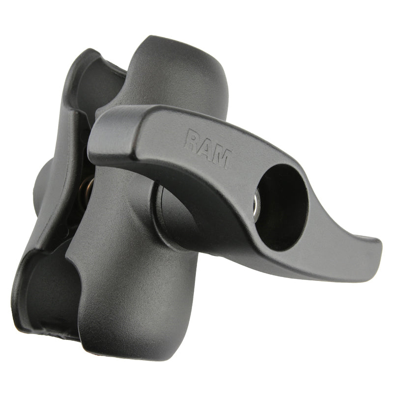 RAM-D-201U-C-NEC2.jpg RAM Double Socket Arm with Large Knob - D Size Short - Image 1