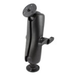RAM Double Ball Mount with Two Large Round Plates - E Size Medium