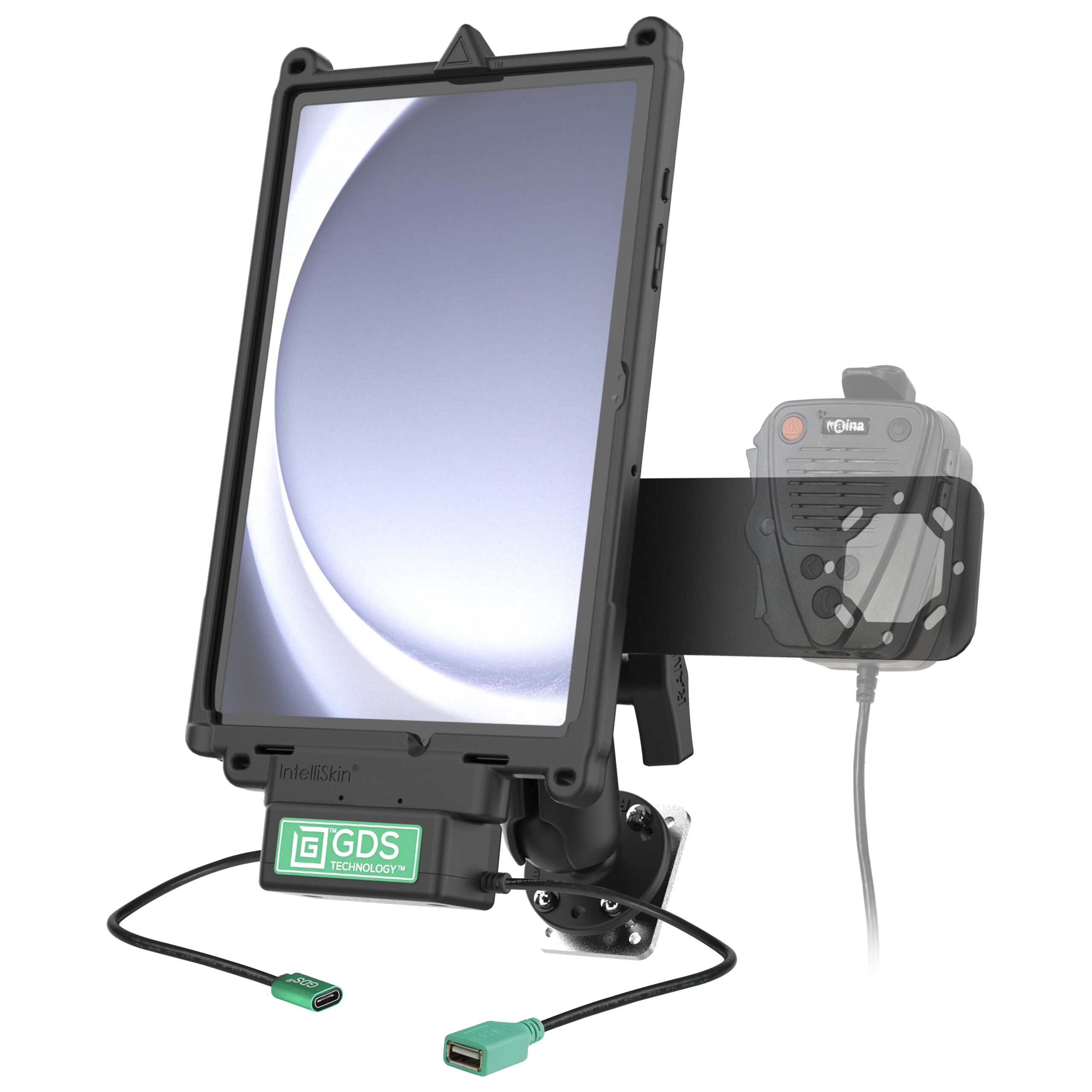 RAM-GDS-U1-SAM88-KIT3.jpg GDS® Uni-Conn™ Aina PTT Voice Responder Bundle for Samsung Tab A9+ - Image 1