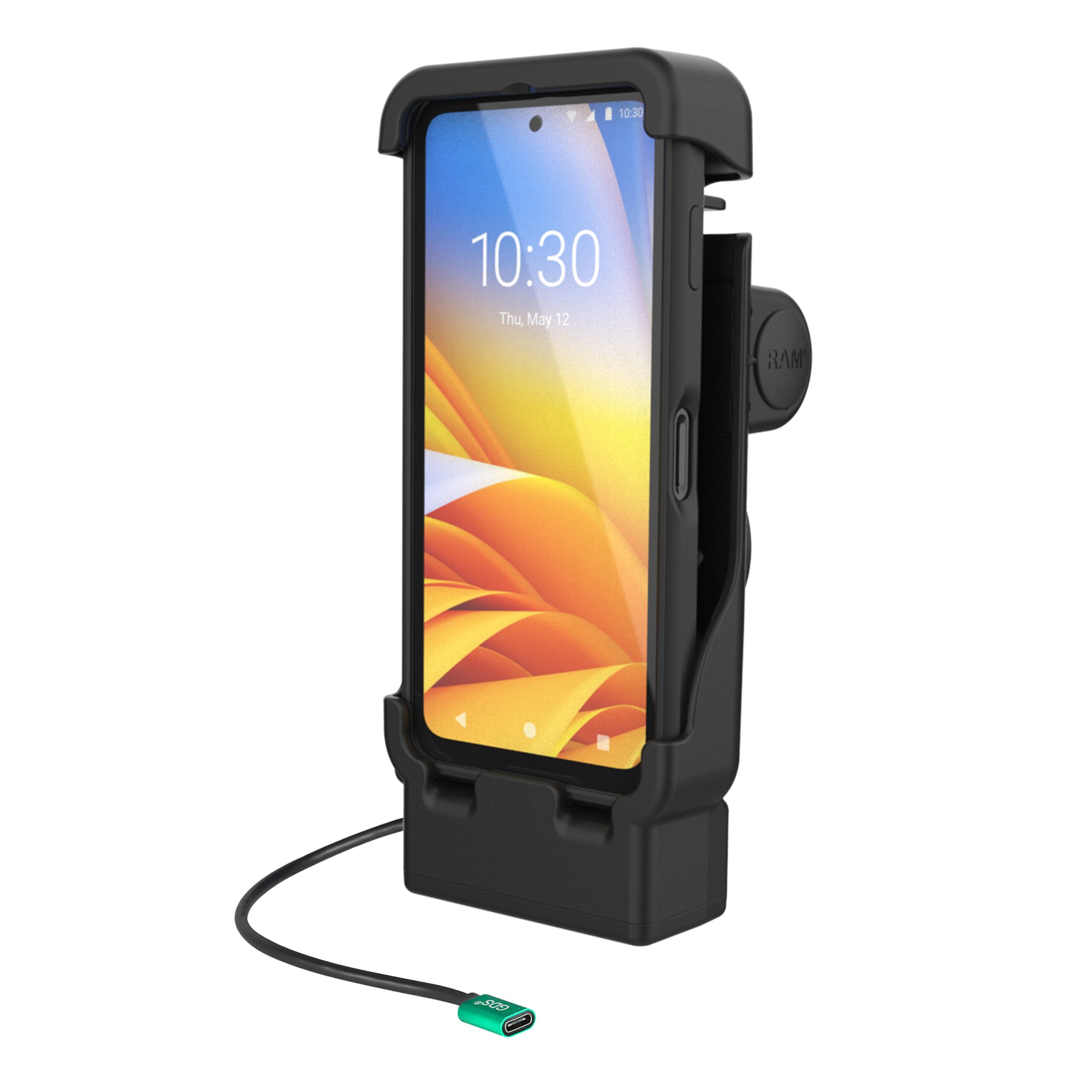 RAM-HOL-V15-ZE38PU.jpg RAM® Powered Vehicle Dock for Zebra EM45 - Image 1