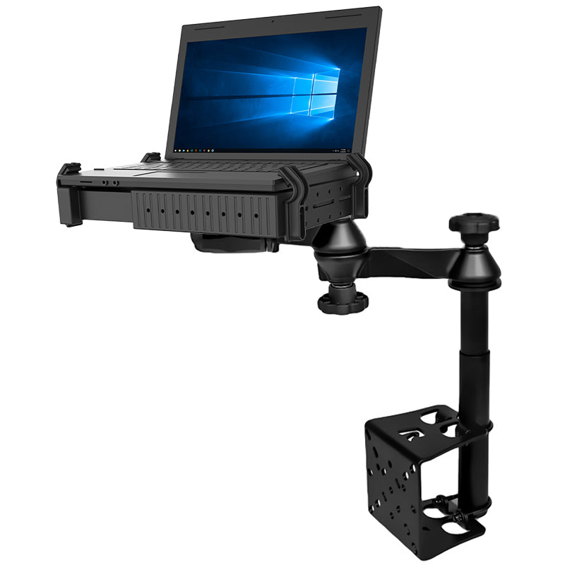 RAM-VB-184T-SW1.jpg RAM® Vertical 5" Offset Drill-Down Laptop Mount - Image 1
