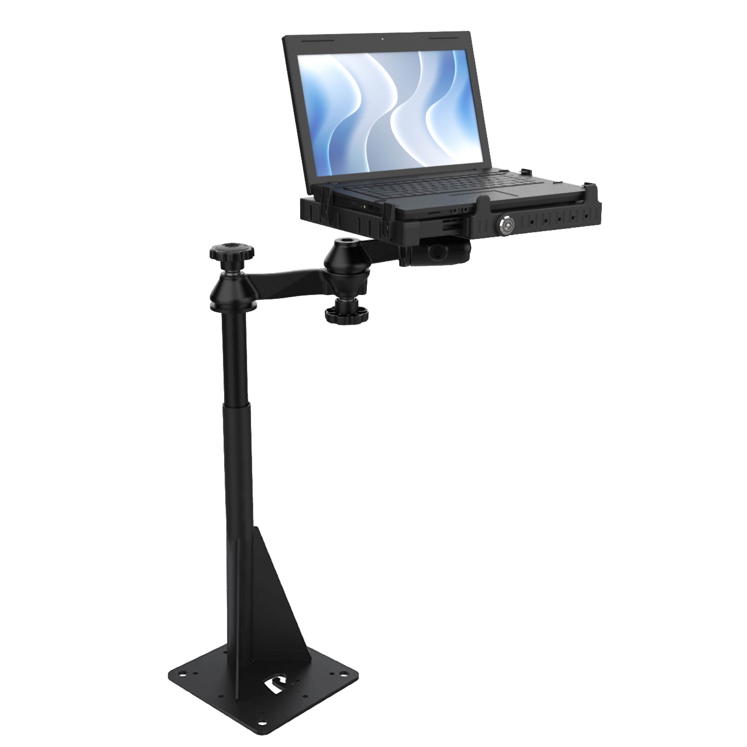 RAM-VBD-122-SW3.jpg RAM® Universal Drill-Down Vehicle Laptop Mount - Image 1