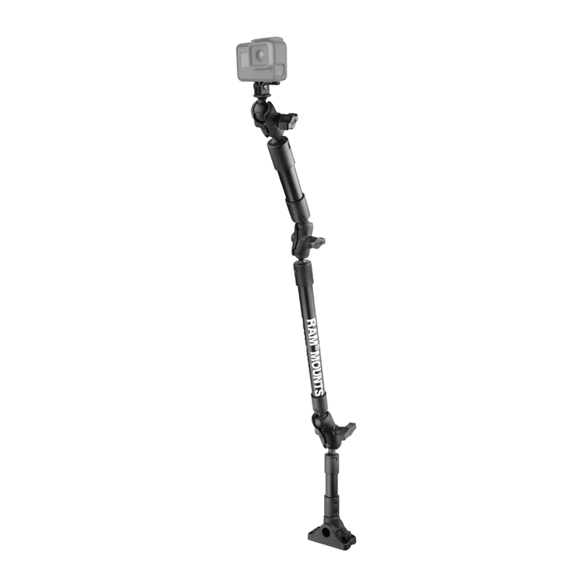 RAP-114BD-4-12-4-A-GOP1.jpg RAM® Tough-Pole™ 38" Camera Mount with Bulkhead Base - Image 1