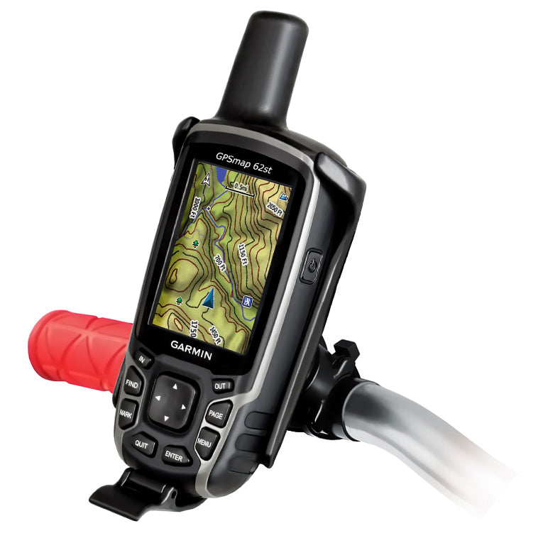 RAP-274-1-GA41U.jpg RAM® EZ-On/Off™ Bicycle Mount for Garmin Astro 320, GPSMAP 62 + More - Image 1