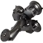 RAM Twist-Lock Triple Suction Cup Mount with Round Plate
