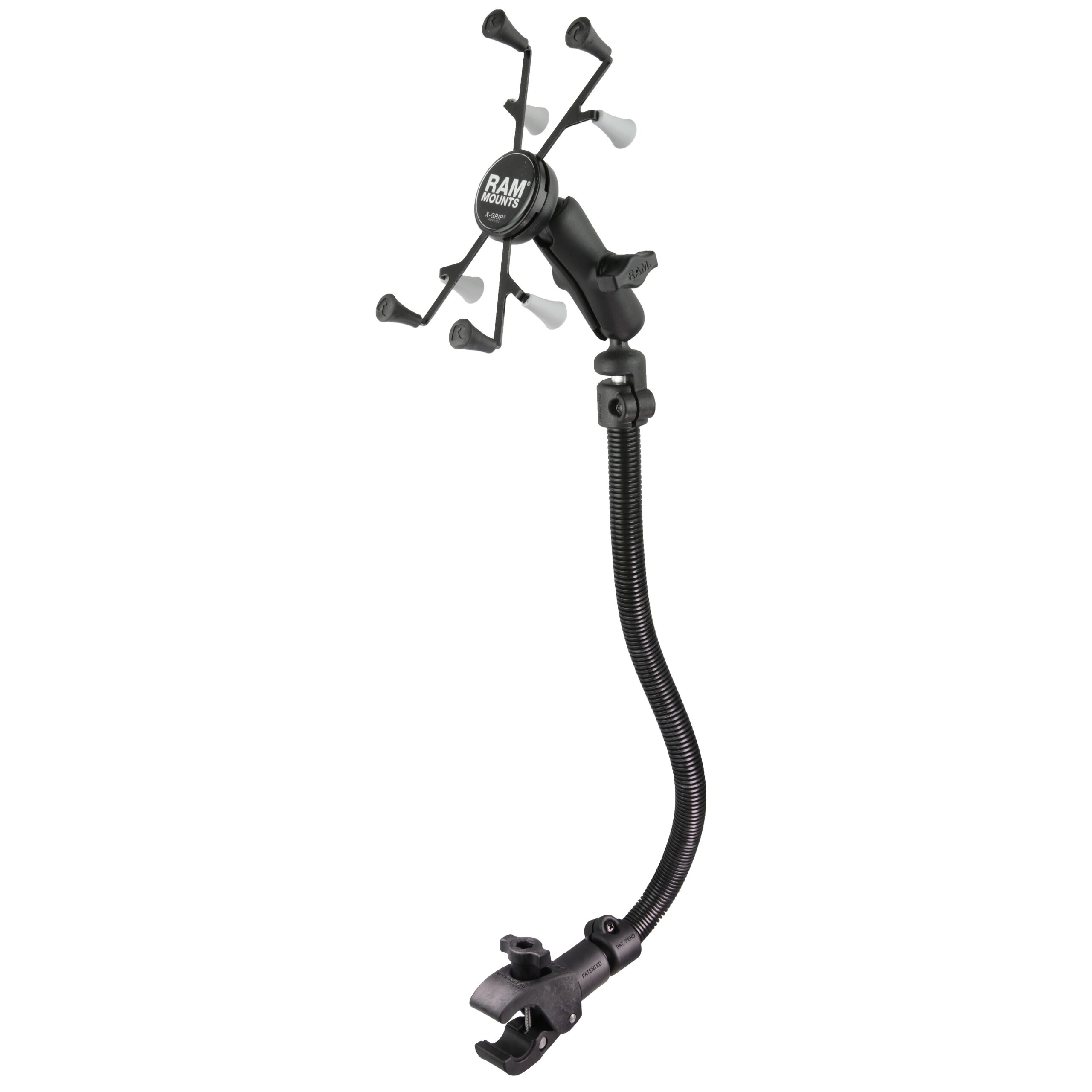 RAP-400-18-B-UN8.jpg RAM® X-Grip® Wheelchair Leg Rail Mount for 7"-8" Tablets - Image 1