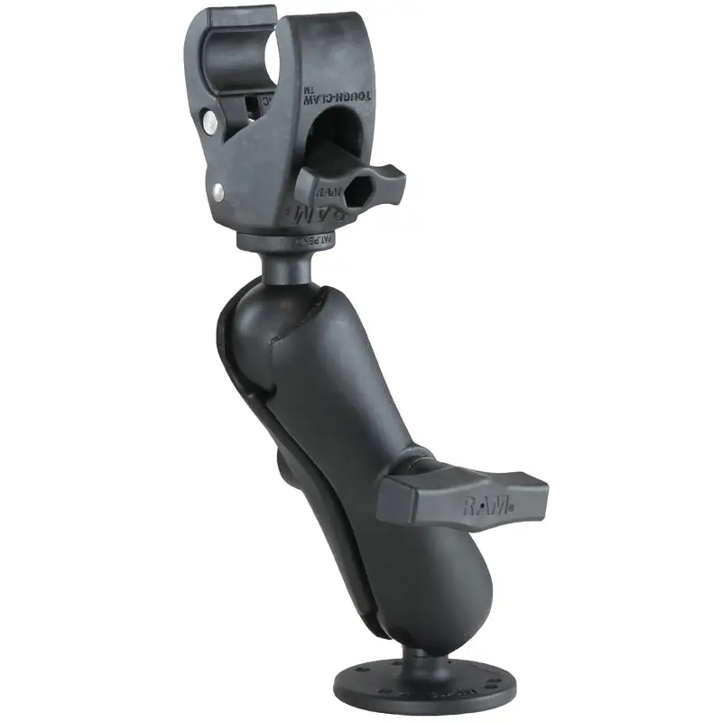 RAP-400-202U RAM Trolling Motor Stabilizer - Tough-Claw .625" - 1.14" Medium Arm - Image 1
