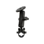RAM® Handlebar U-Bolt Composite Double Ball Mount with Round Plate
