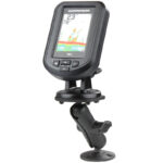 RAM® Composite Double Ball Mount for Humminbird Piranha + More