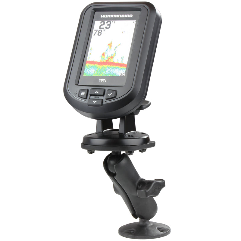 RAP-B-107-1U.jpg RAM® Composite Double Ball Mount for Humminbird Piranha + More - Image 1