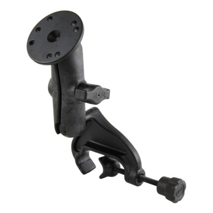 RAM® Yoke Clamp Mount with Composite Socket Arm & Aluminum Round Plate