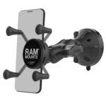 RAM® X-Grip® Phone Mount with Low-Profile Suction Cup - Short