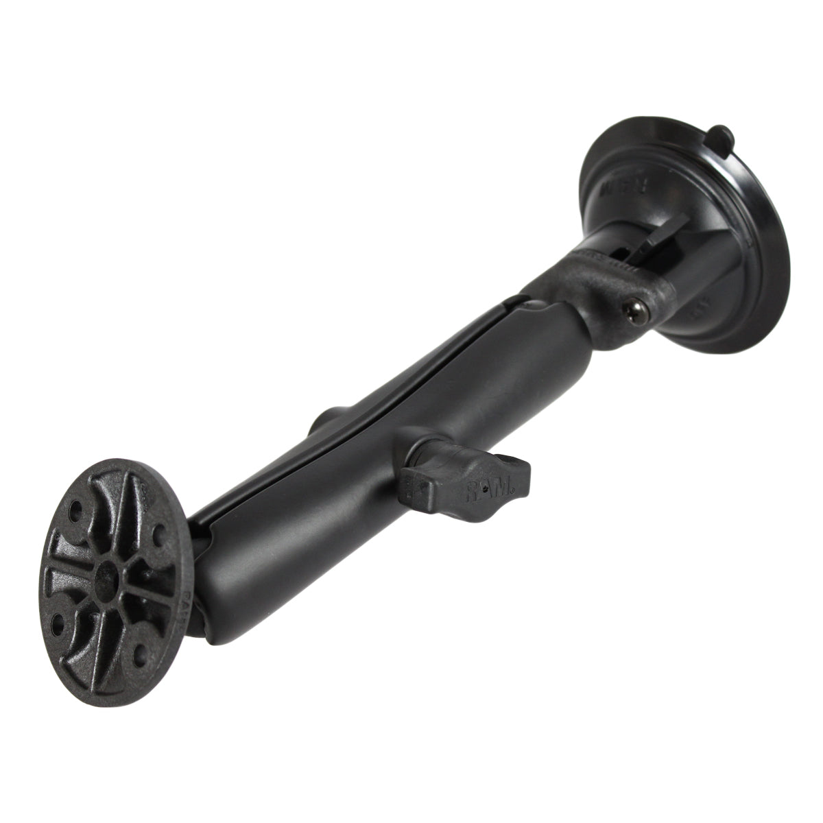 RAP-B-166-C-202U.jpg RAM® Twist-Lock™ Composite Suction Mount with Round Plate - Long - Image 1