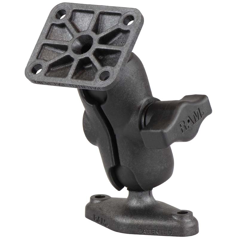 RAP-B-238-A-347U.jpg RAM® Composite Double Ball Mount with Diamond & AMPS Plates - Image 1