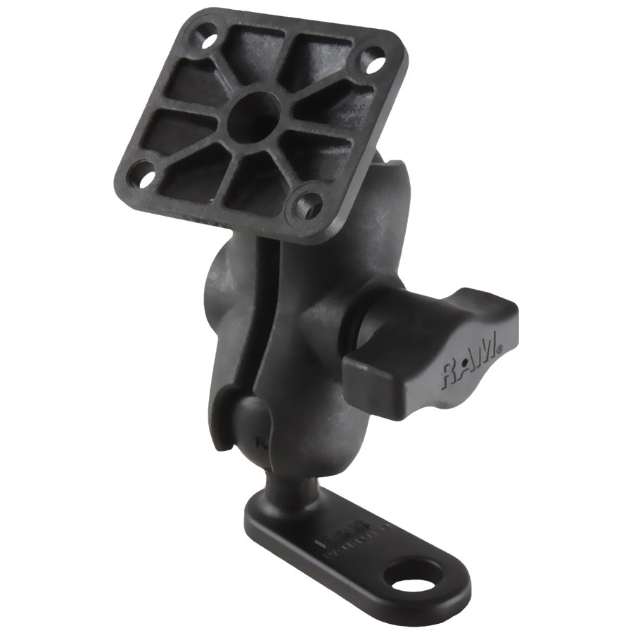 RAP-B-252-A-347U.jpg RAM® Double Ball Mount with 11mm Bolt Head Adapter and AMPS Plate - Image 1