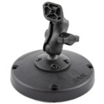 RAM® Composite Platform Double Ball Mount with Diamond Plate