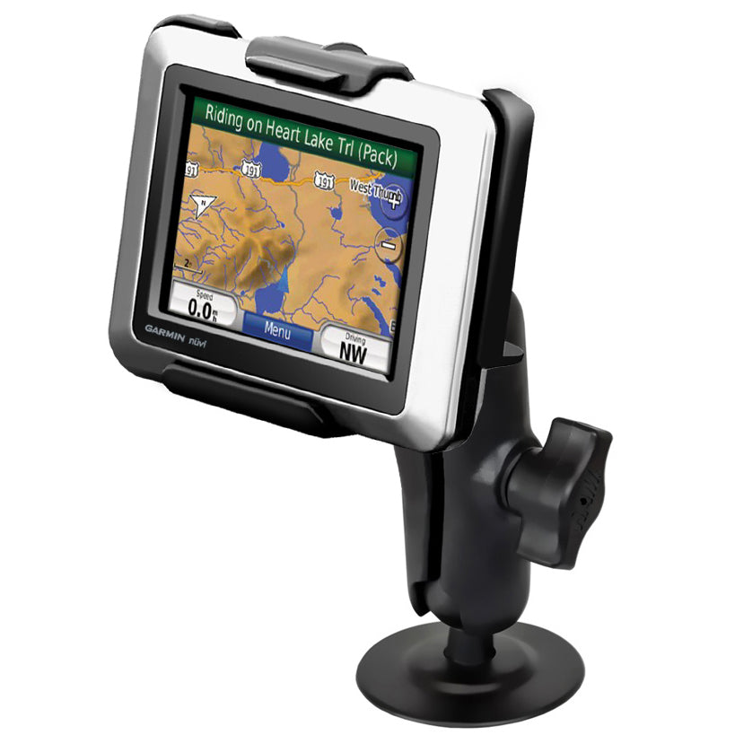 RAP-B-378-GA32.jpg RAM® Flex Adhesive Double Ball Mount for Garmin nuvi 220 + More - Image 1
