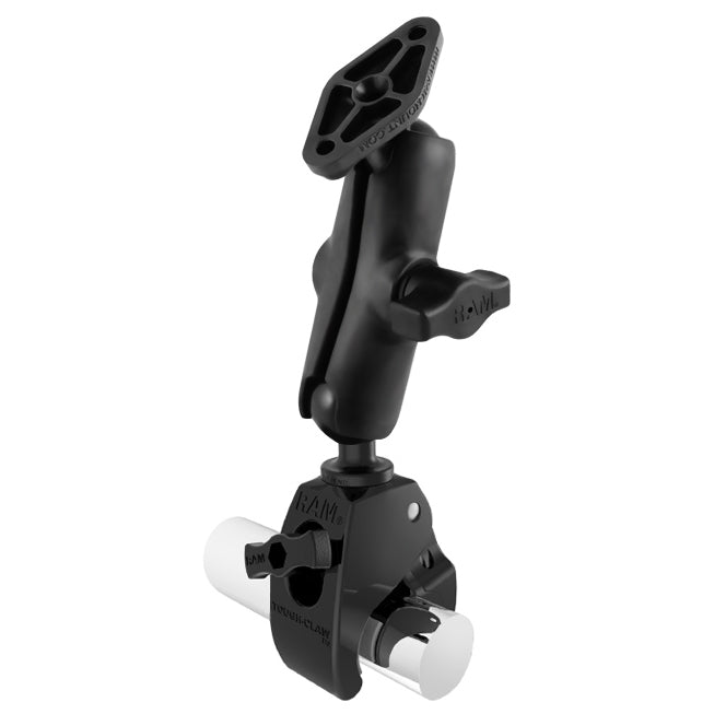 RAP-B-404-238U.jpg RAM® Tough-Claw™ Medium Clamp Mount with Composite Diamond Plate - Image 1