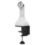 RAM® 7" Pedestal Mount with AMPS Pattern & C-Clamp Base - Gray