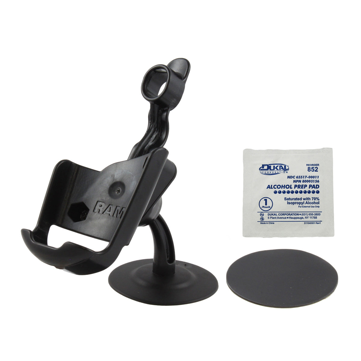 RAP-SB-180-GA12.jpg RAM® Lil Buddy™ Adhesive Dash Mount for Garmin Astro 220, GPS 60 + More - Image 1