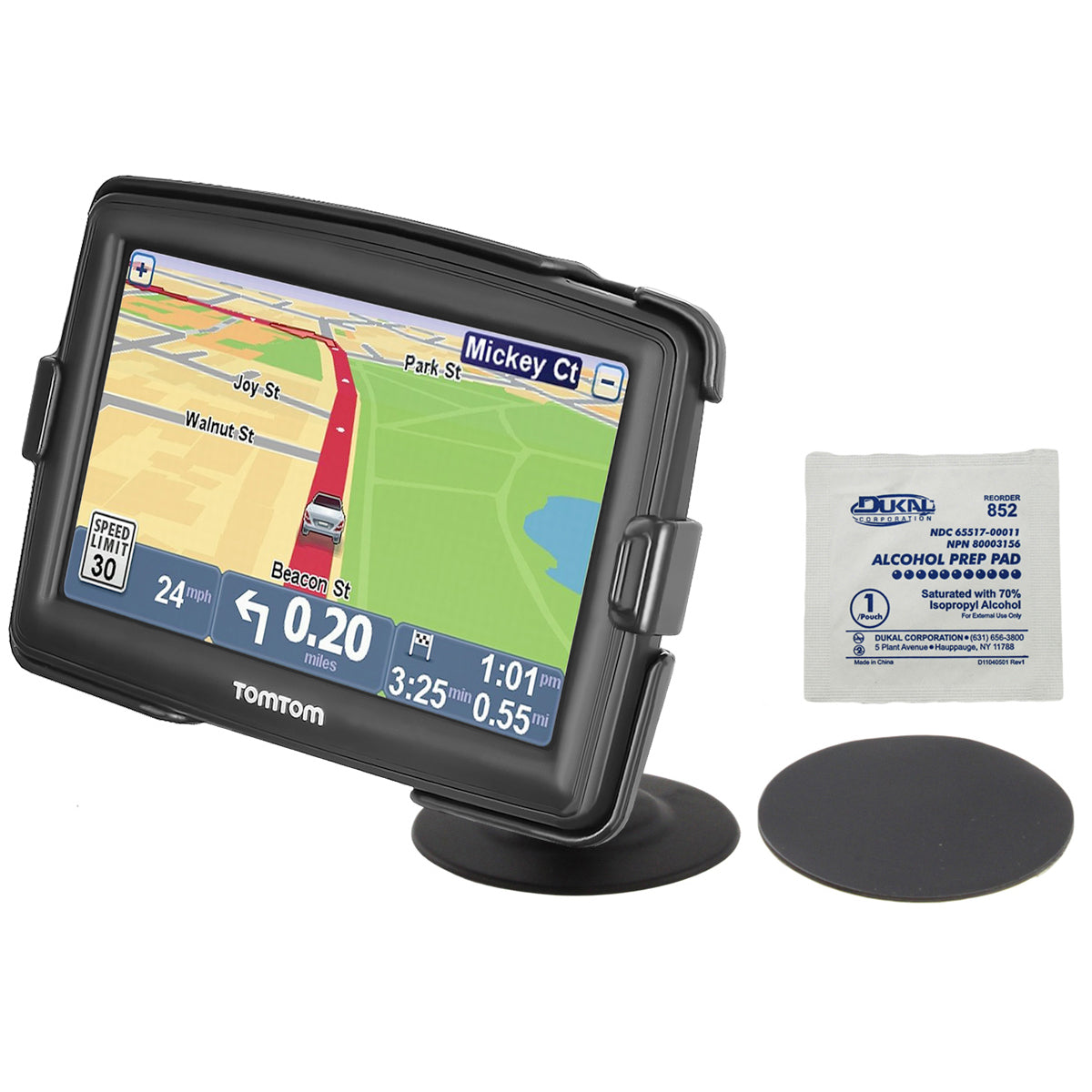 RAP-SB-180-TO10U.jpg RAM® Lil Buddy™ Adhesive Dash Mount for TomTom Start 55, XXL 550 + More - Image 1