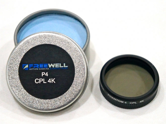 fw-p4-cpl4k.jpg Freewell Polariser (CPL) Filter for DJI Phantom 4/3 - Image 1
