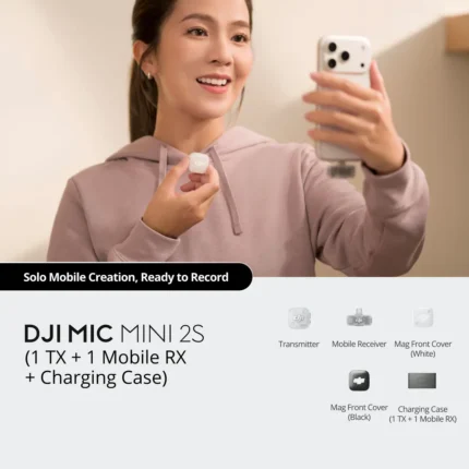 DJI Mic Mini 2S (1 TX + 1 Mobile RX + Charging Case)