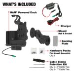 RAM® Powered Dock & Dashboard Mount for Samsung Tab Active5 Pro & 4 Pro - Image 5