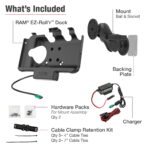 RAM® EZ-Roll'r™ USB-C Powered Mount for Samsung Tab Active5 & 3 - Image 3